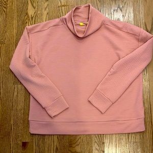 NWOT cowl neck workout sweatshirt